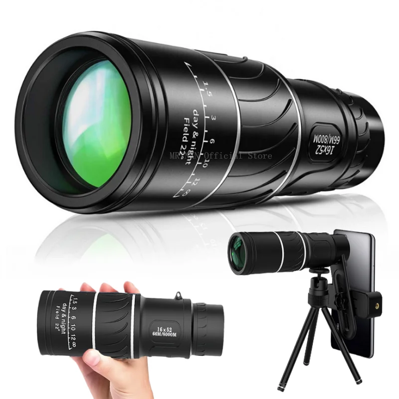 Monocular militar compacto con enfoque giratorio
