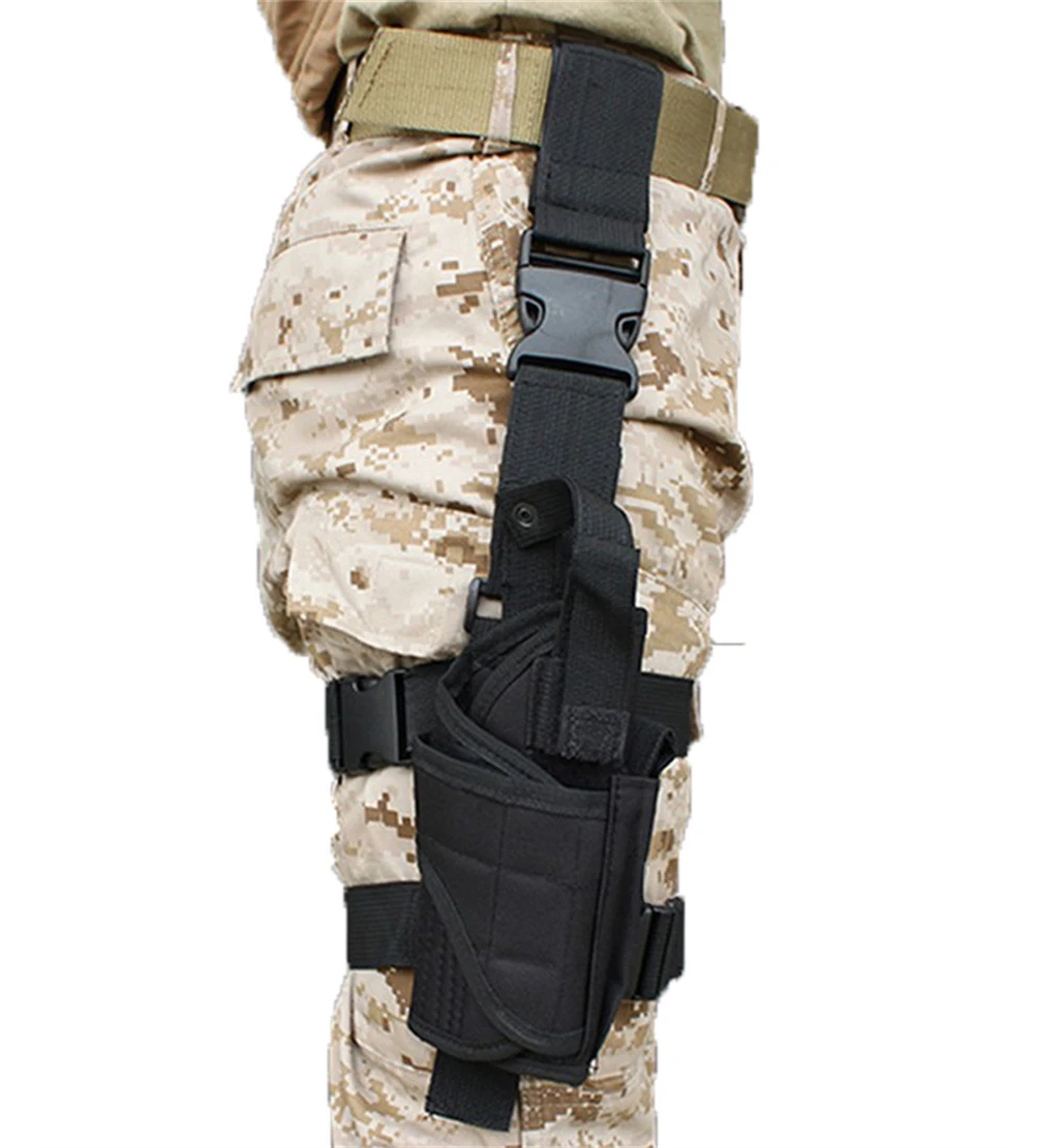 Funda táctica ajustable de pierna GLOCK 17 y revólver airsoft - imagen 5