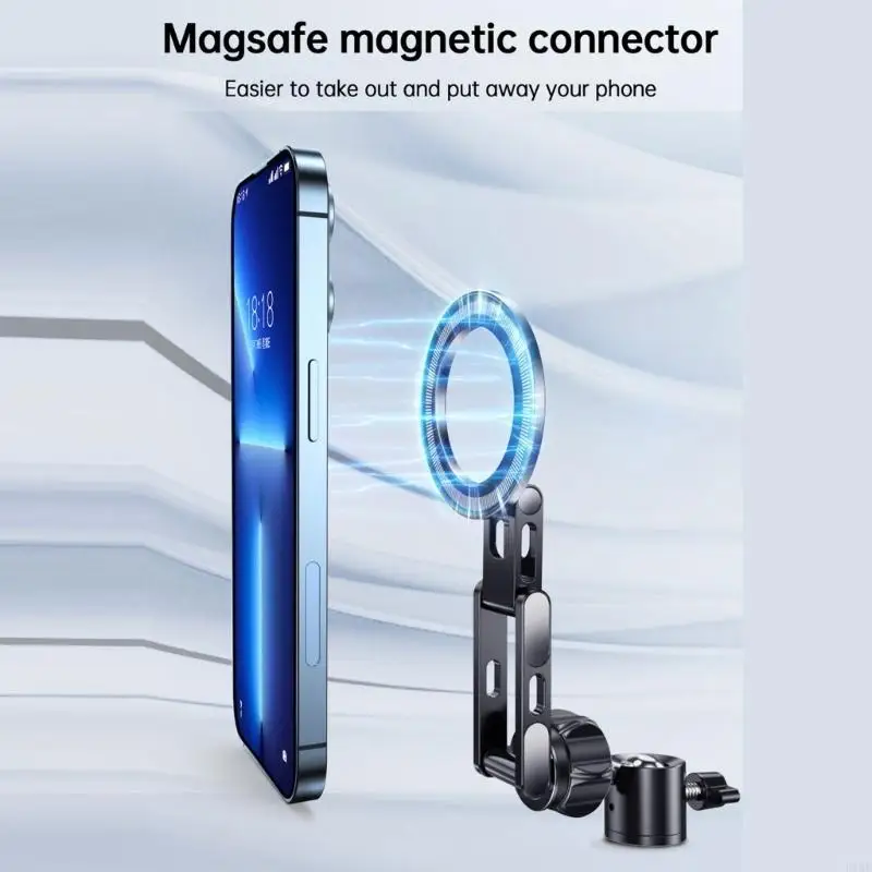 Soporte teléfono magnético universal para montaje rosca y rotación 360 - imagen 2