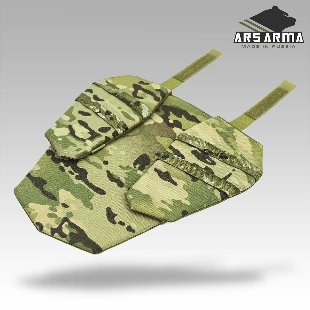 Chaleco táctico MOLLE camuflaje ruso con protector de ingle - imagen 3