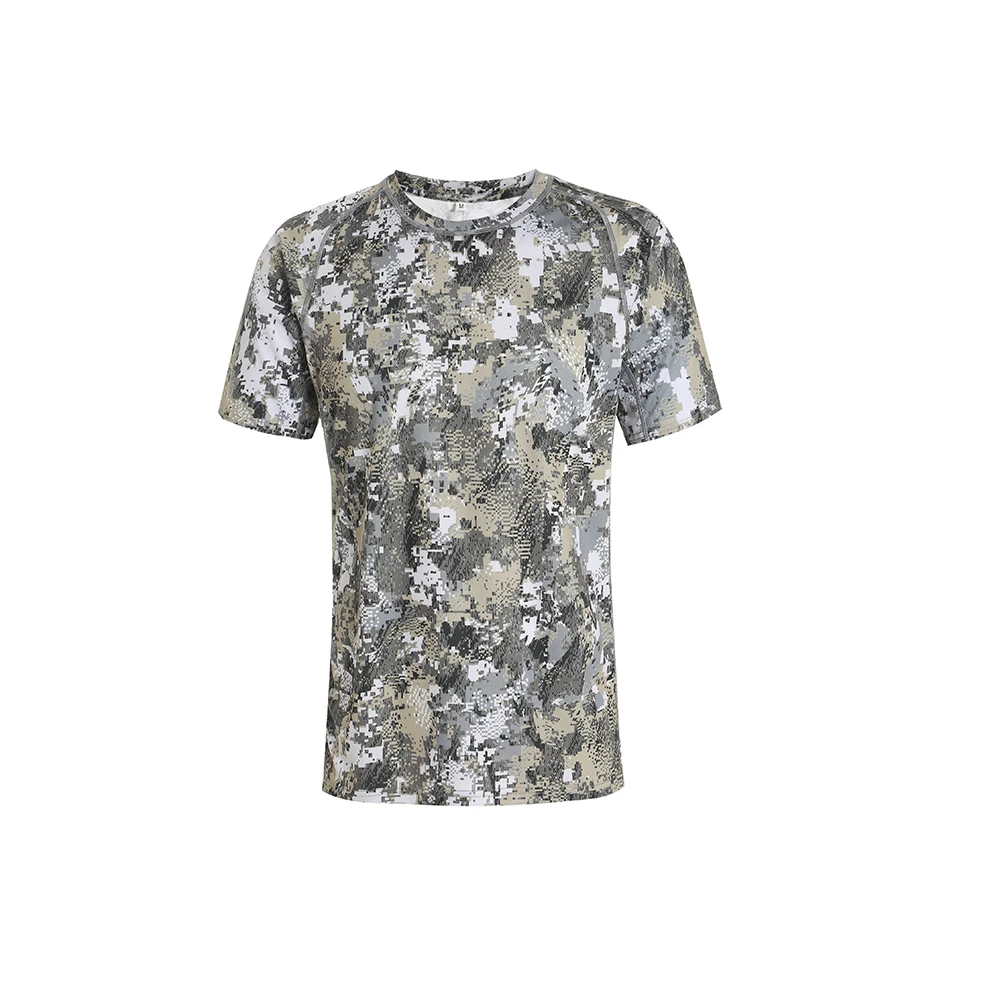 Ainfad Camiseta táctica camuflaje secado rápido manga corta hombre - imagen 2