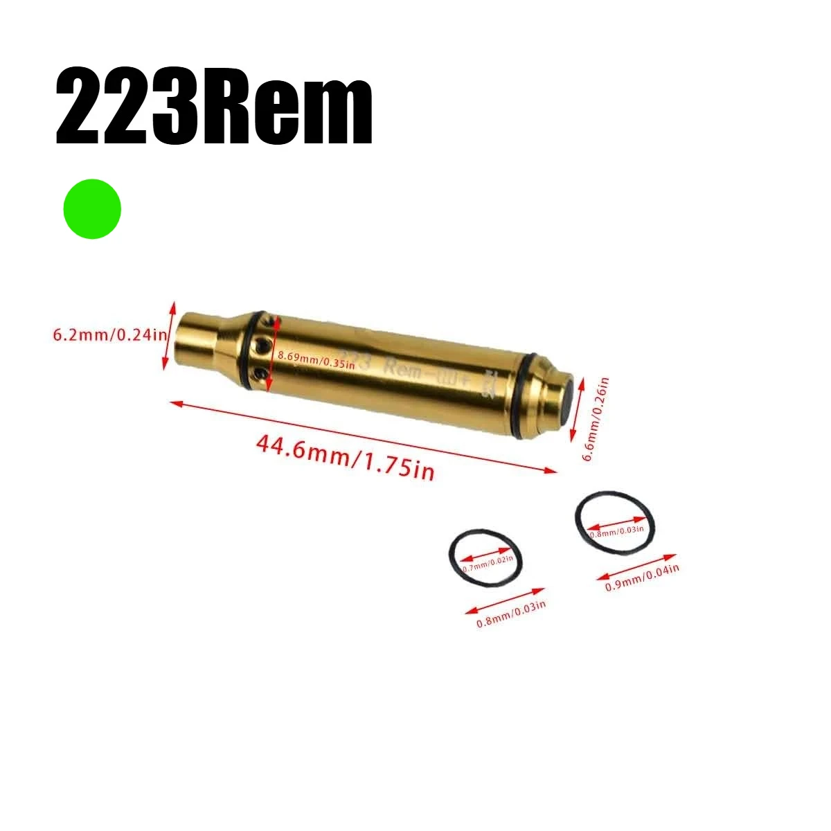 BoreSight láser de entrenamiento rojo y verde para miras ópticas - imagen 5