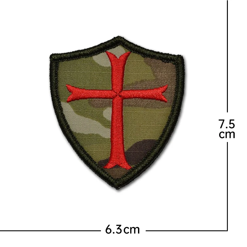 Knight Shield Crusader Parche reflectante táctico adhesivo