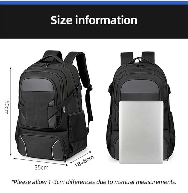 Mochila deportiva con panel reflectante