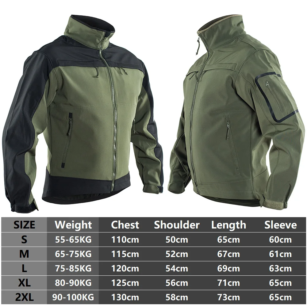 Chaqueta Softshell táctica camouflage – Invierno - imagen 4