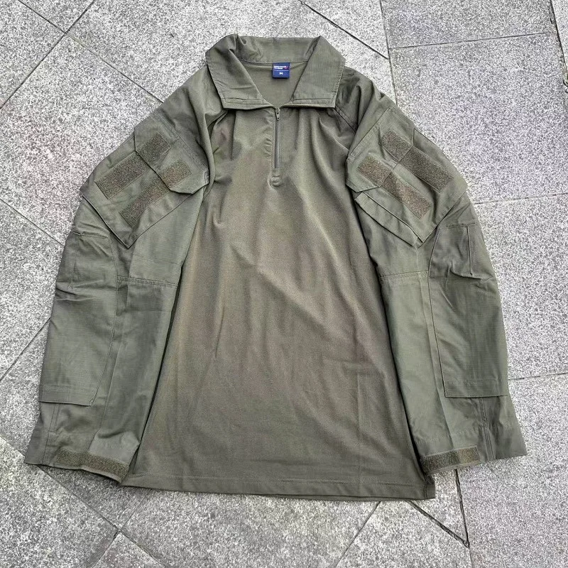 Camiseta táctica G3 para verano en mezcla nylon-algodón verde ranger - imagen 3