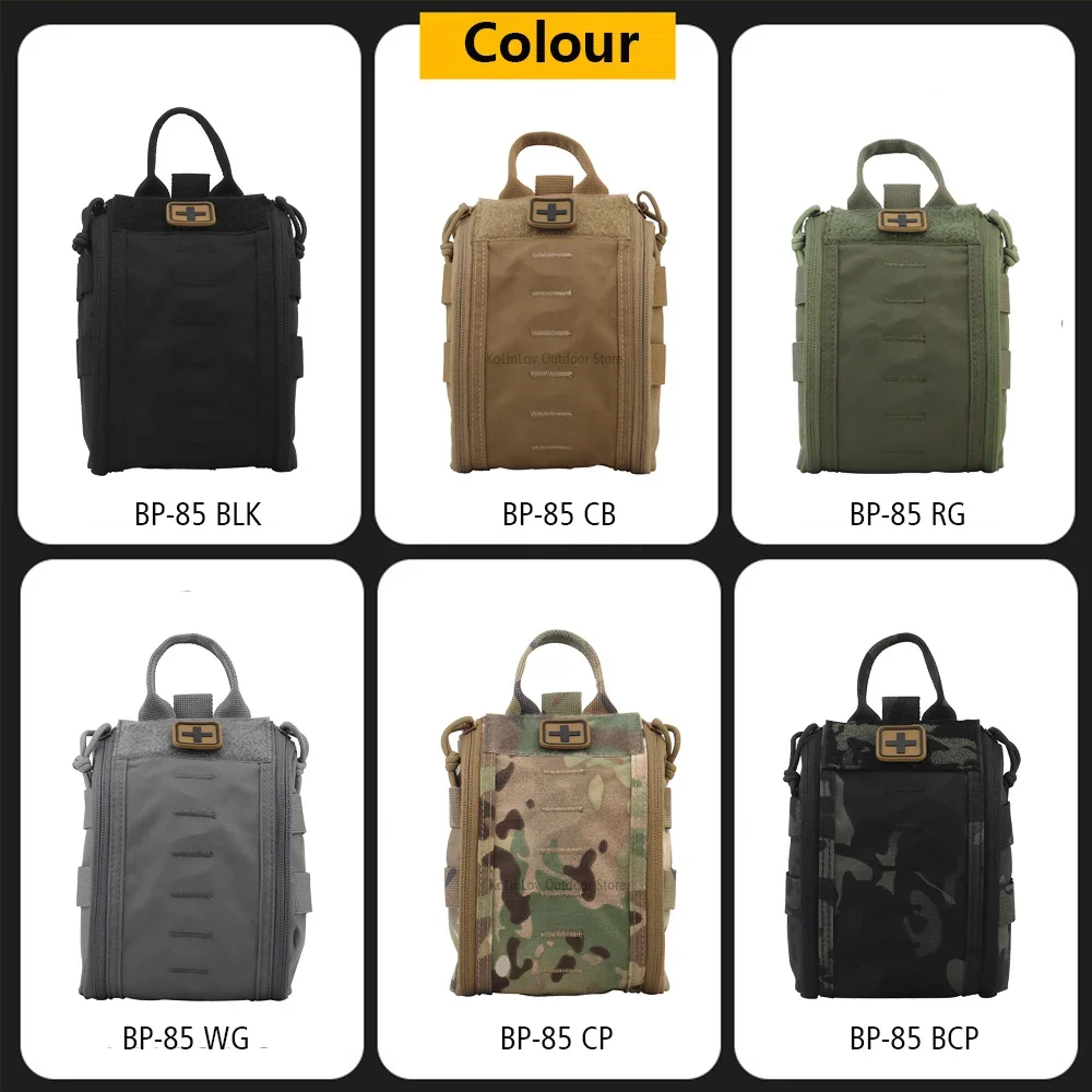 Kit primeros auxilios MOLLE – Bolsa táctica para cinturón o chaleco - imagen 5