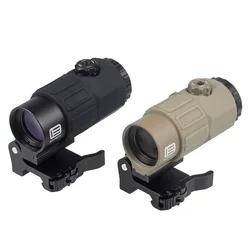 Magnificador táctico 3x/5x con montura QD para riel de 20 mm