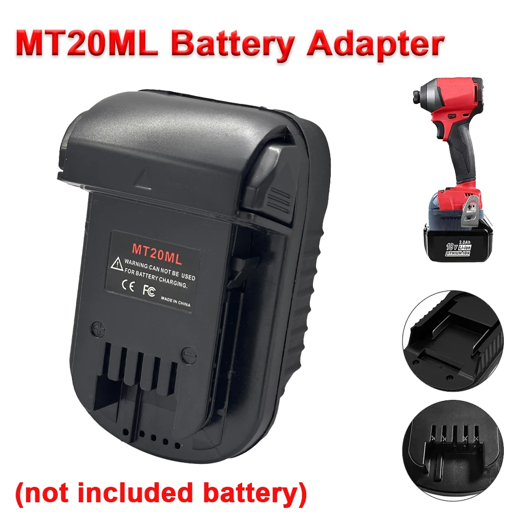 Adaptador convertidor batería Makita a Milwaukee para herramientas tácticas
