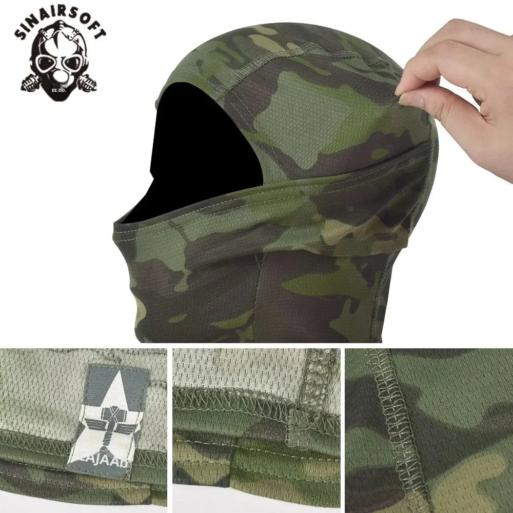 Braga de cuello camuflaje secado rápido malla táctica para moto - imagen 5