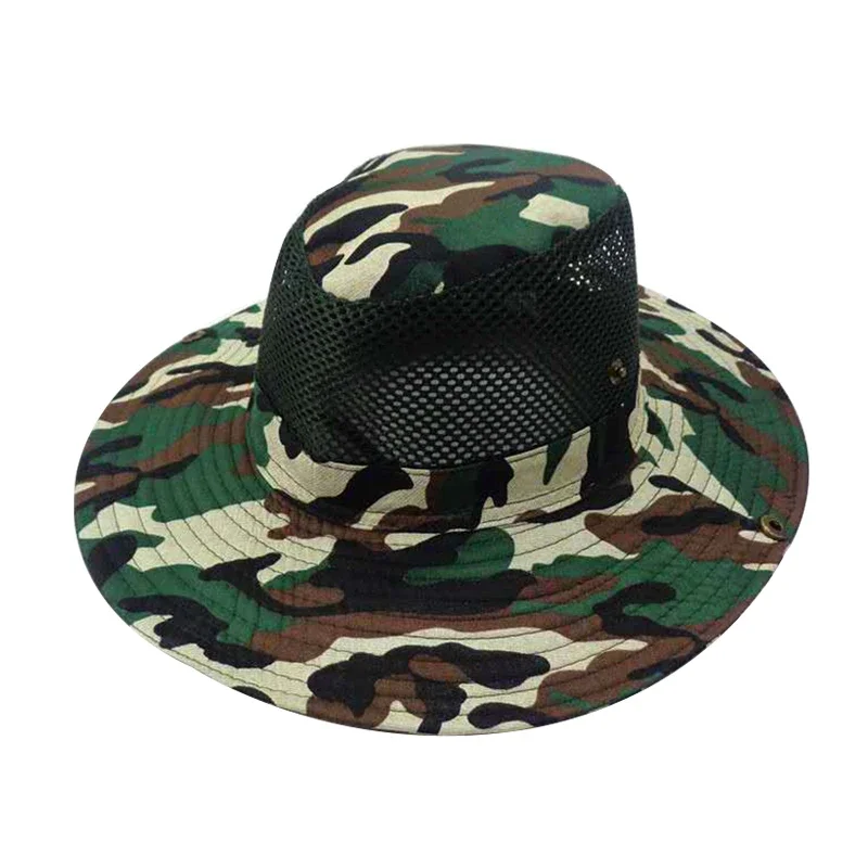 Sombrero camuflaje transpirable ala ancha para caza - imagen 2