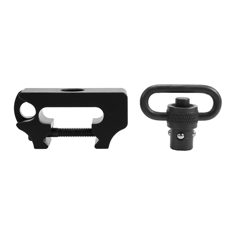 Adaptador QD instalado en riel Picatinny