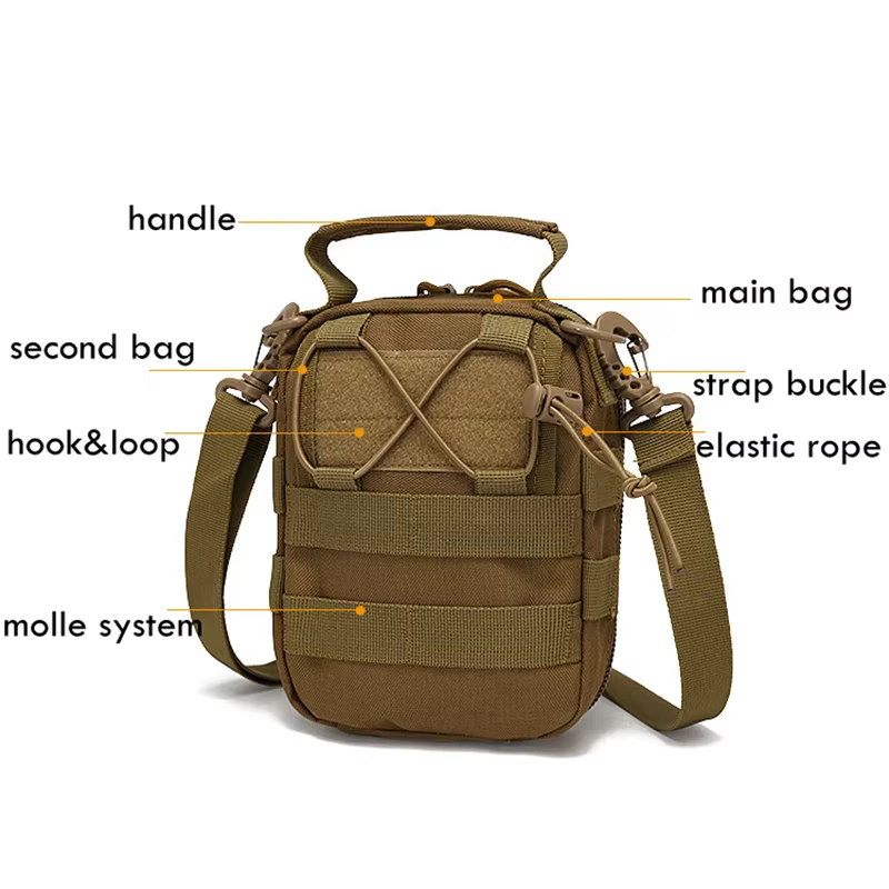 Bolsa táctica Molle pecho gran capacidad – Outdoor y senderismo - imagen 4