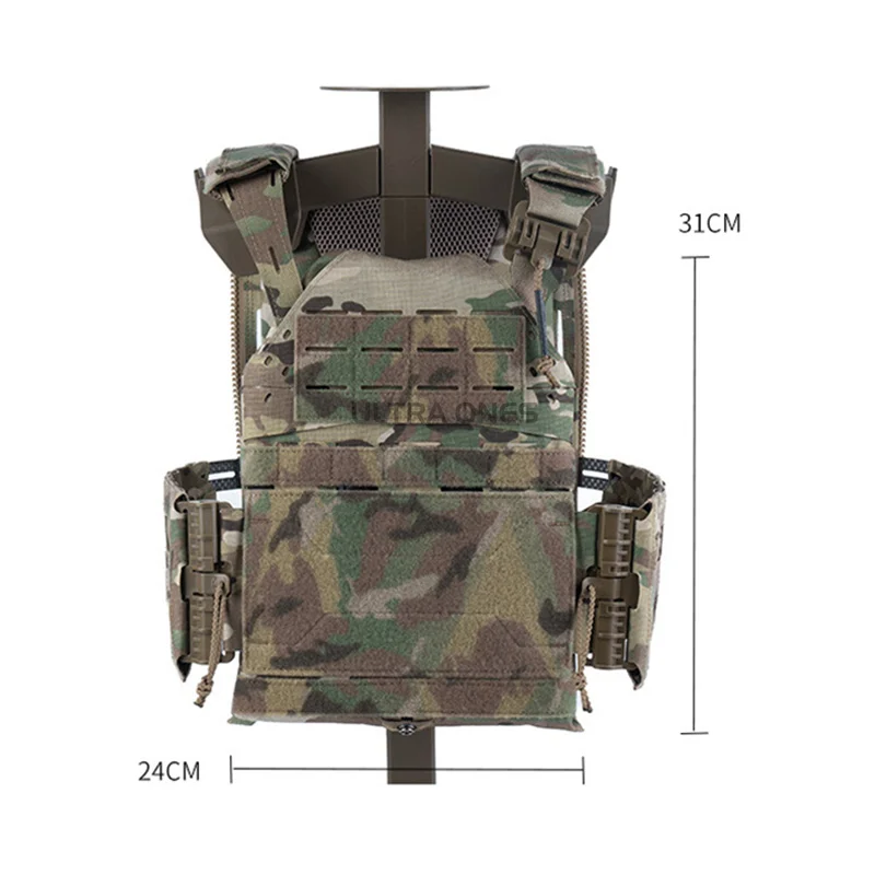 CS Chaleco táctico modular MOLLE ajustable con portaplacas rápida - imagen 5