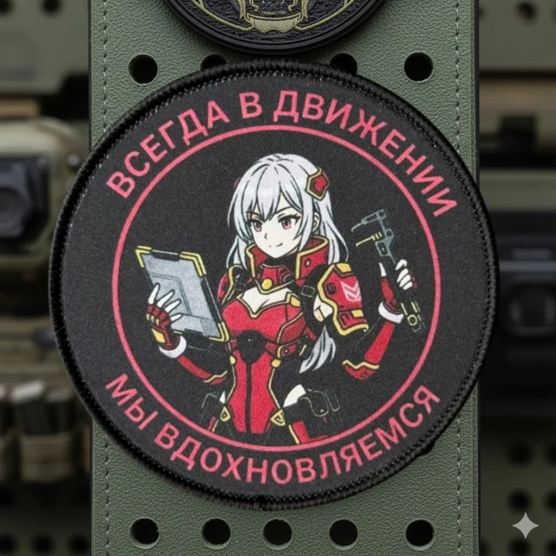 Parche táctico anime con gancho y bucle para gorras y mochilas - imagen 3