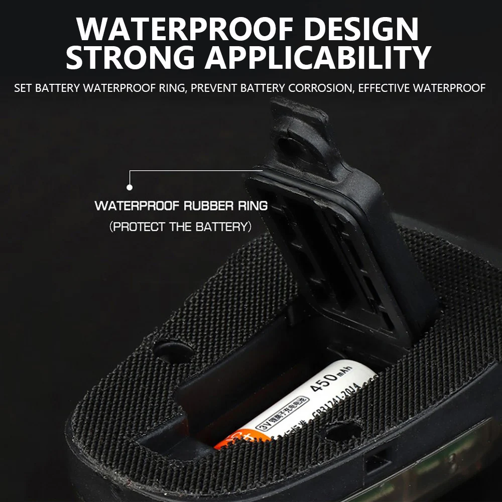 Lámpara táctica para casco estroboscópica caza supervivencia airsoft - imagen 4