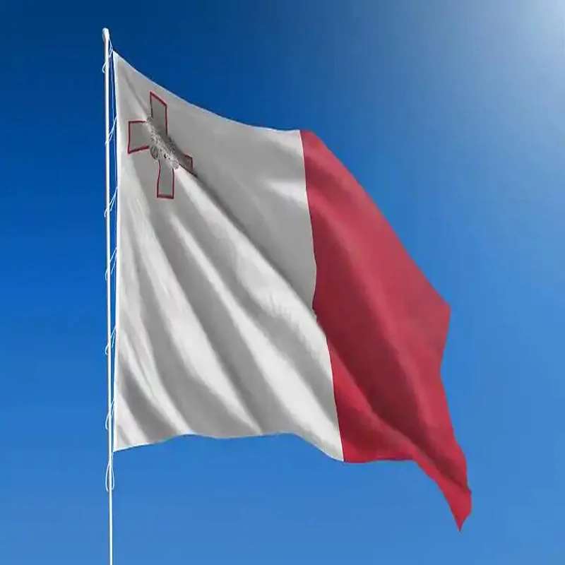 Bandera nacional República de Malta, tela resistente