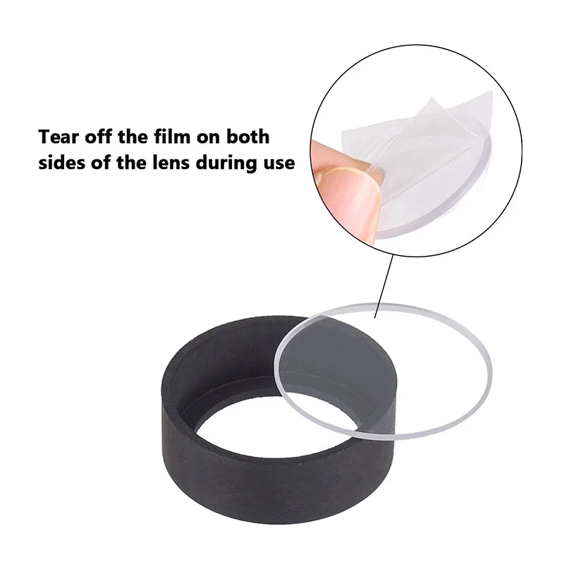 Protector lente linterna táctica LED compatible M300 M600 X300