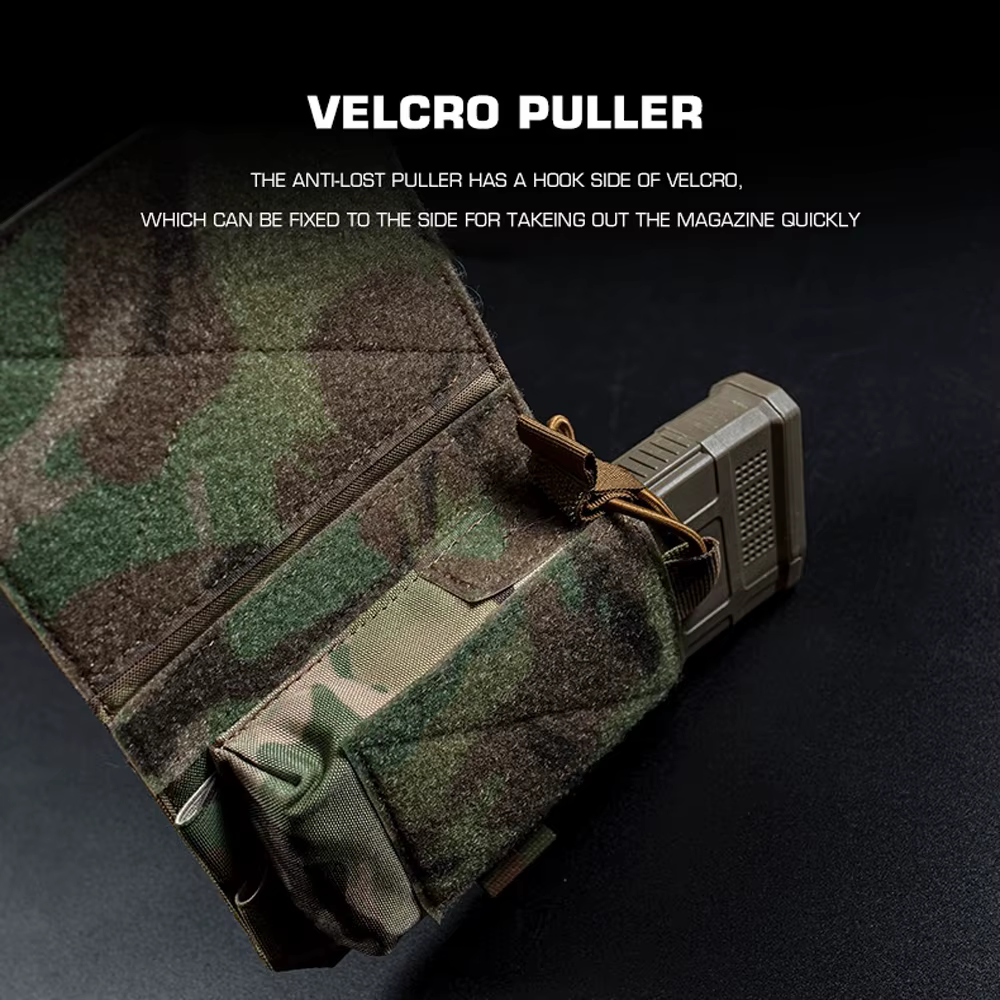 Chaleco táctico con bolsa Mag horizontal para placa balística - imagen 2