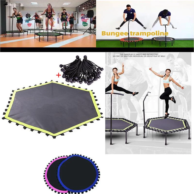 Alfombra de trampolín impermeable redonda con cuerda elástica - imagen 5