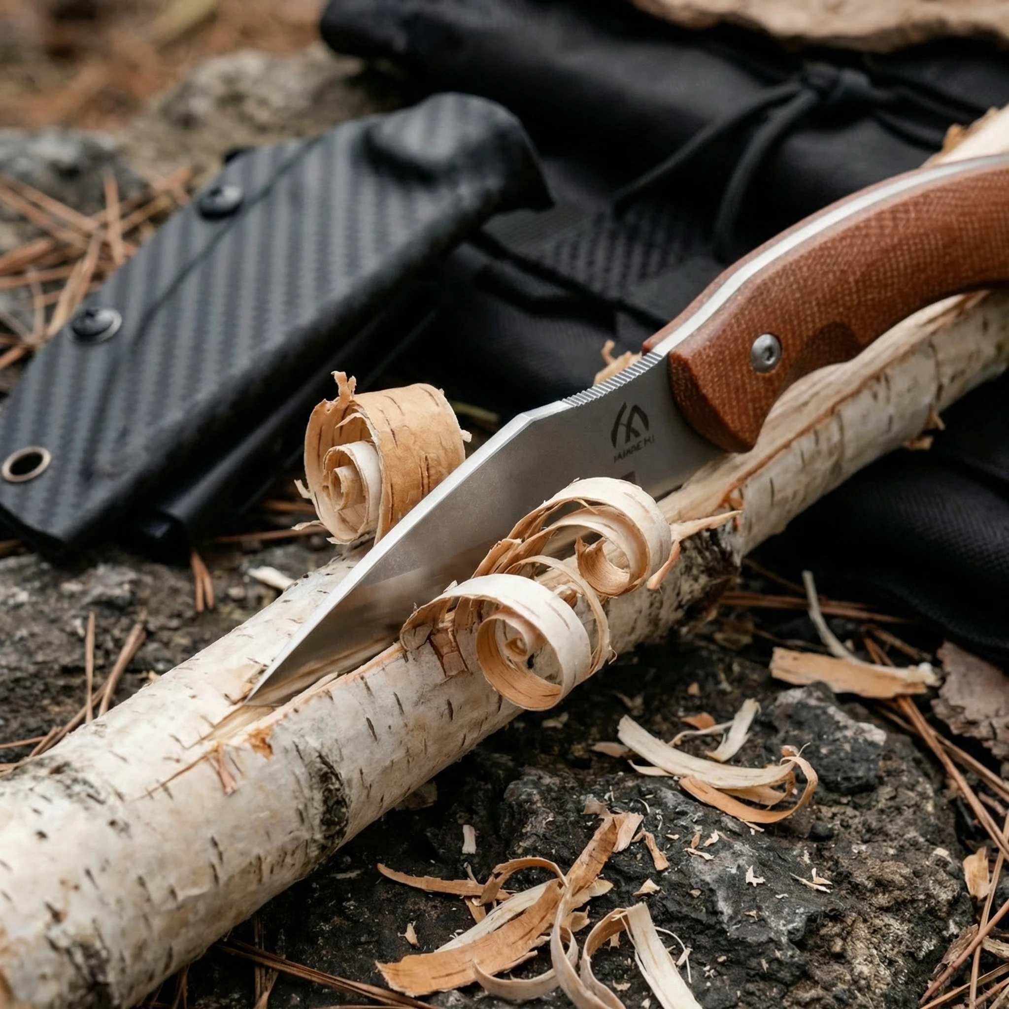 Cuchillo portátil listo para acompañar