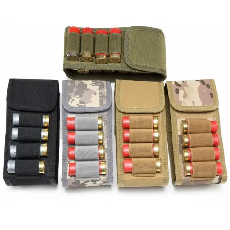 Bolsa MOLLE para cartuchos de escopeta nailon impermeable y corrosión - imagen 2