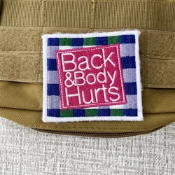 Parche moral táctico bordado velcro para mochila militar