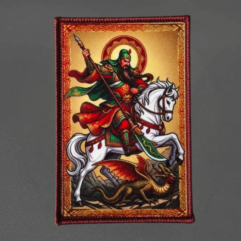Parche táctico bordado Guan Yu para chalecos y mochilas MOLLE - imagen 5