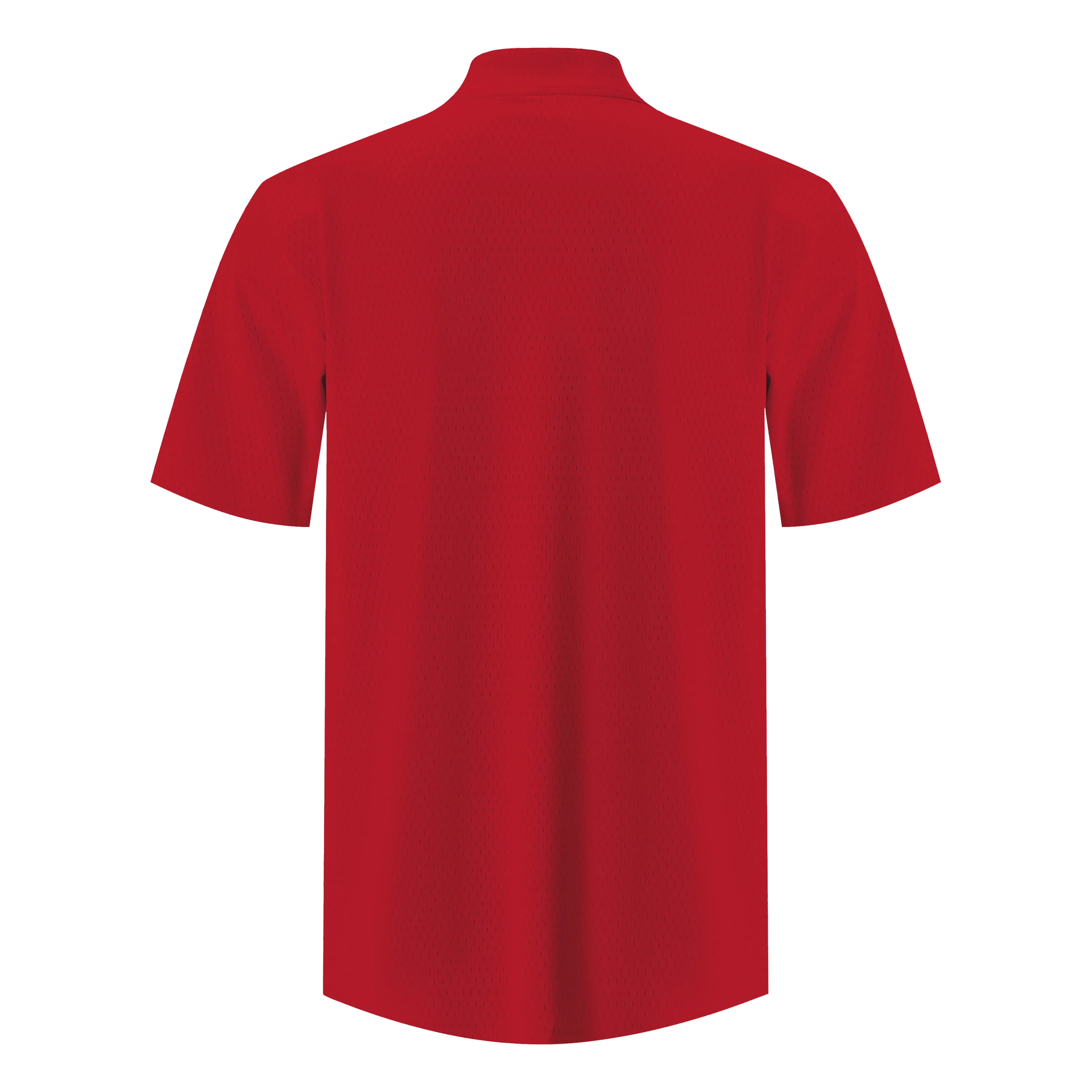 Camiseta de rugby secado rápido roja técnica para aire libre - imagen 2
