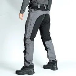 Pantalones Cargo Tácticos Impermeables – Multi Bolsillo Hombre Caqui