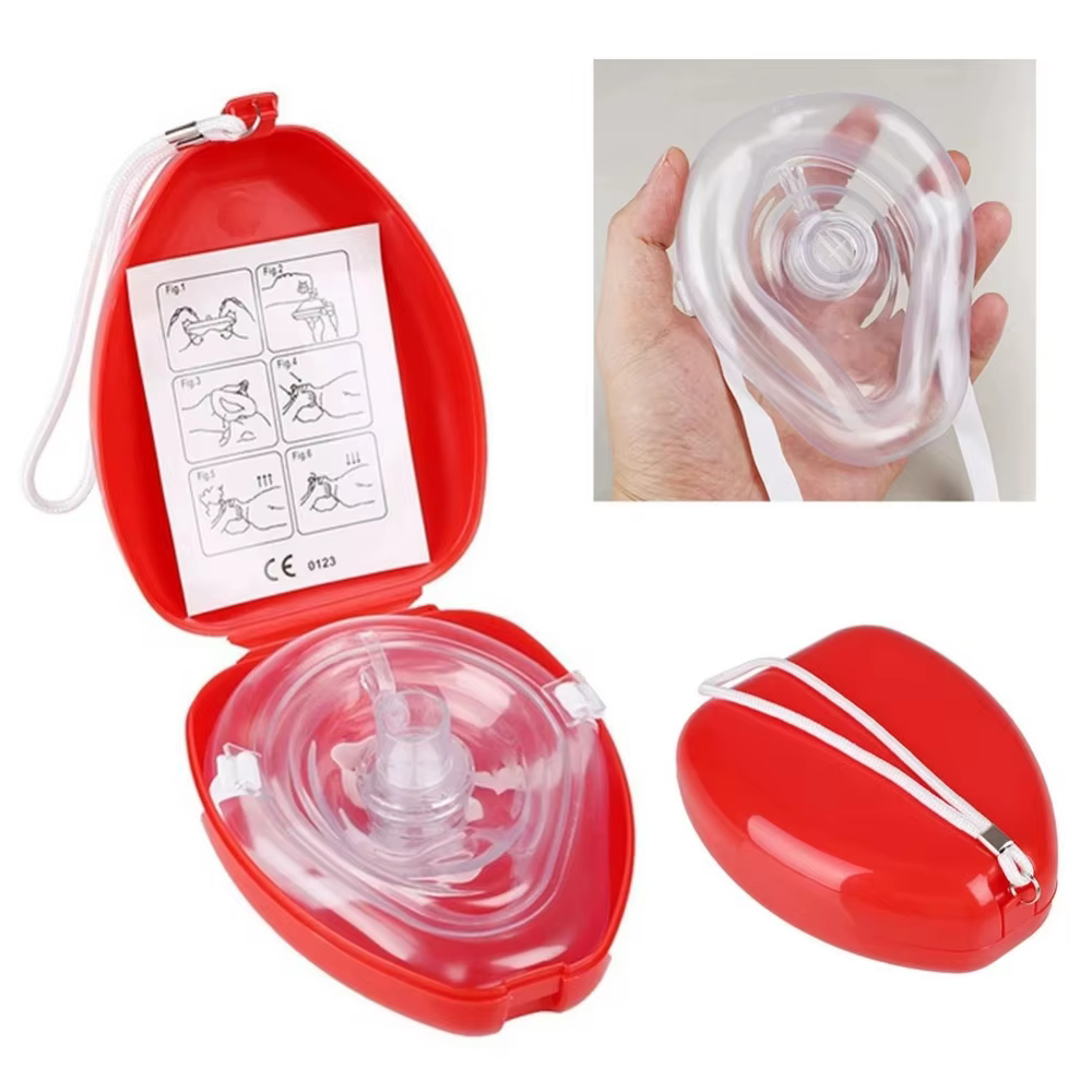 Mascarilla CPR reanimación con válvula unidireccional - imagen 5