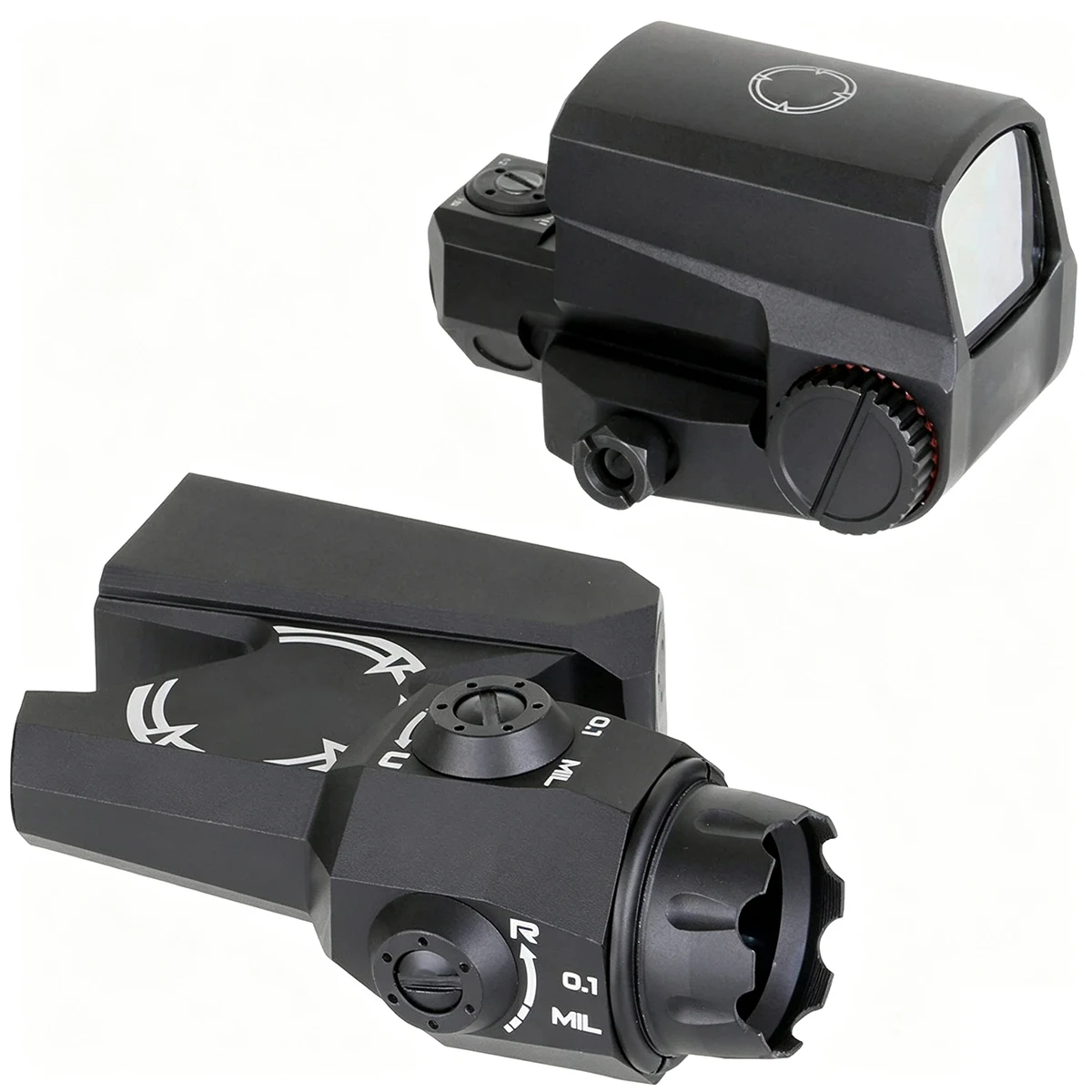 Mira telescópica táctica 6X con visor réflex 1X para rifle