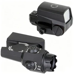 Mira telescópica táctica 6X con visor réflex 1X para rifle