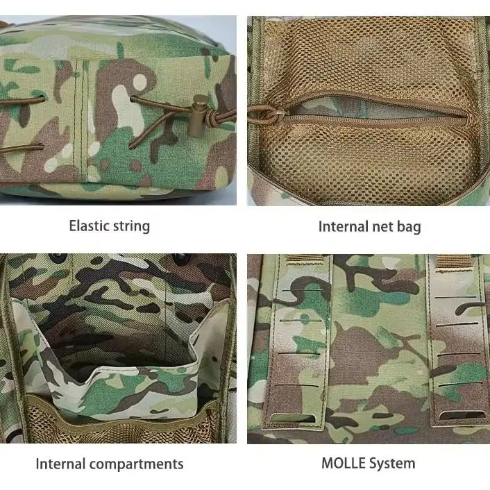 Riñonera táctica MOLLE impermeable multifuncional para aire libre - imagen 5