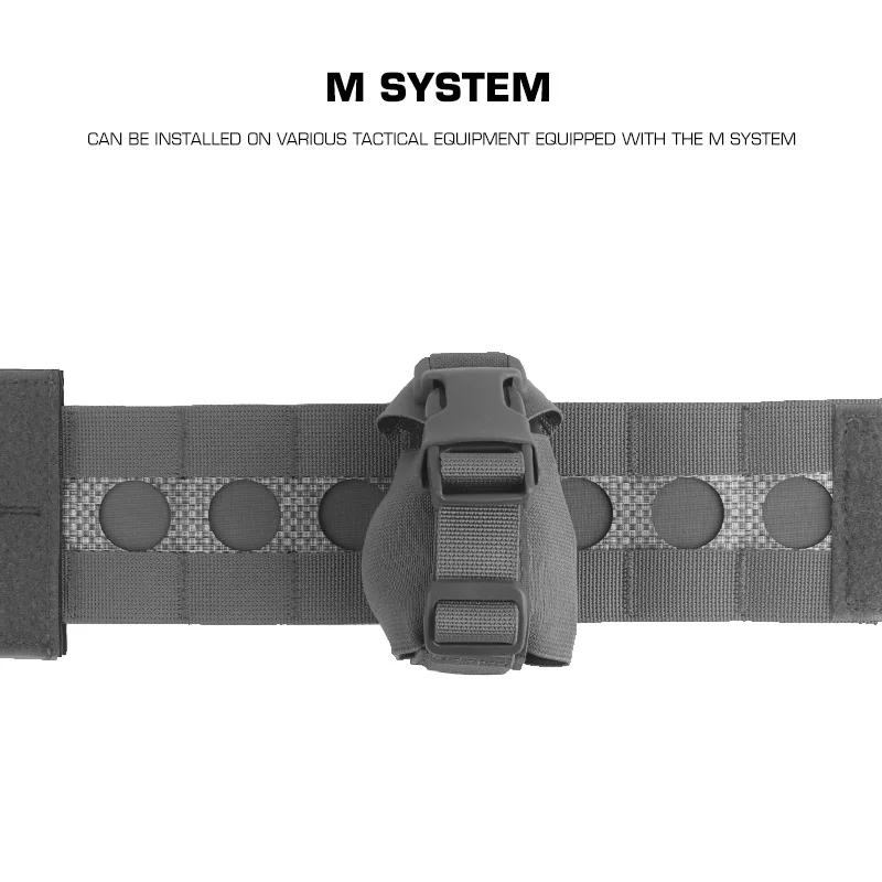 Porta granadas MOLLE compacta flexible con bolsillo elástico - imagen 3