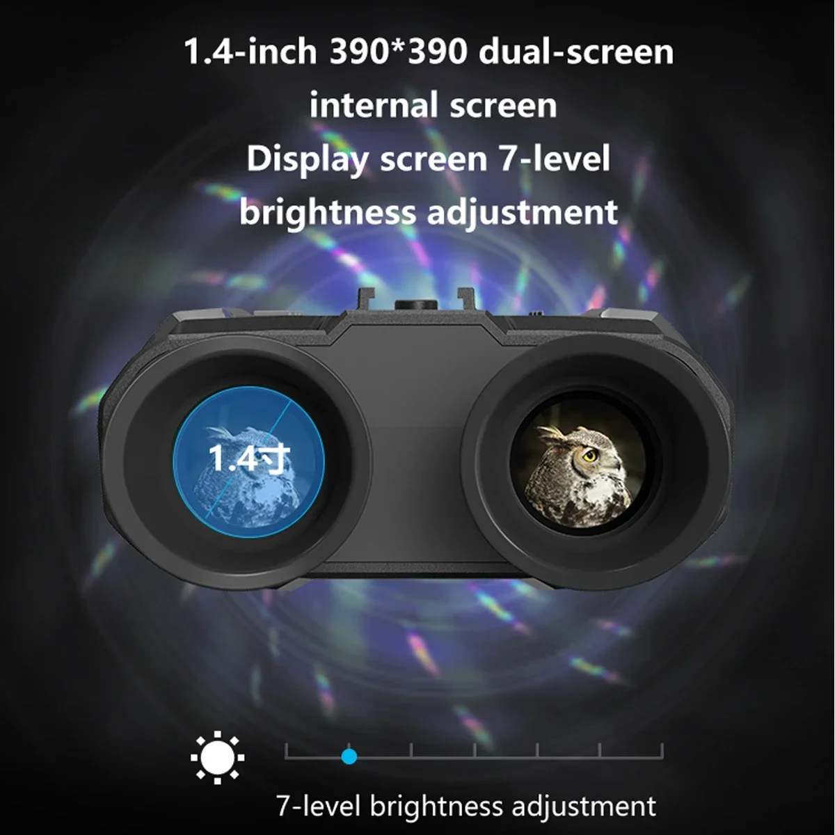 Gafas de visión nocturna infrarrojas para caza con soporte cabeza - imagen 3