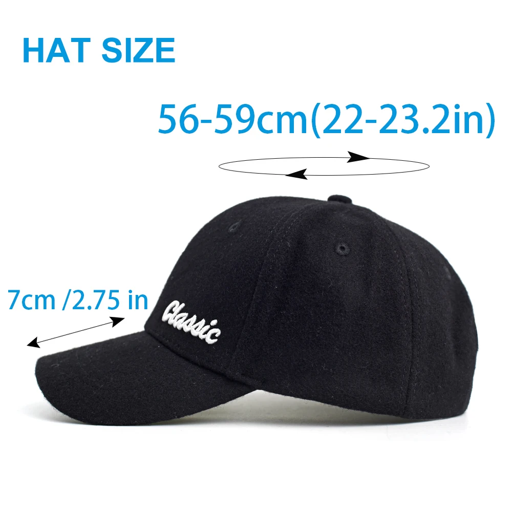 Gorra táctica de lana perfil bajo ajustable para otoño-invierno - imagen 5