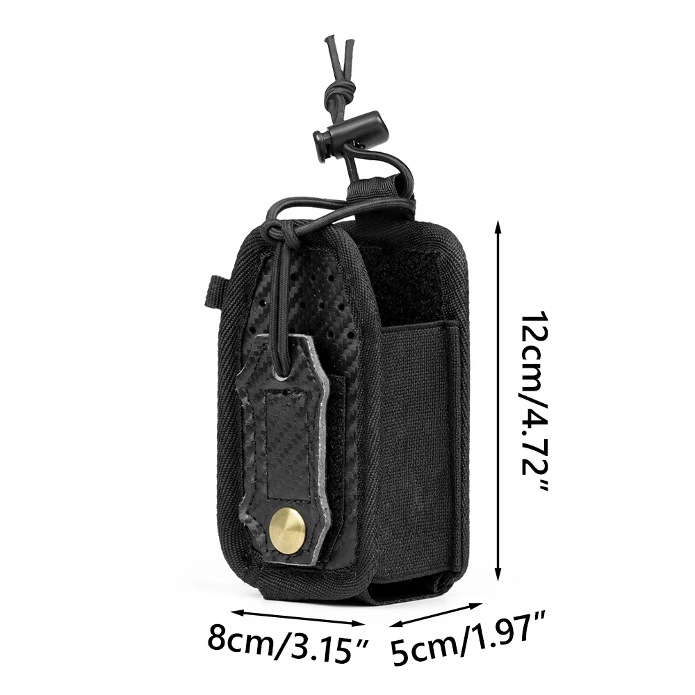 Estuche táctico de transporte para walkie talkie