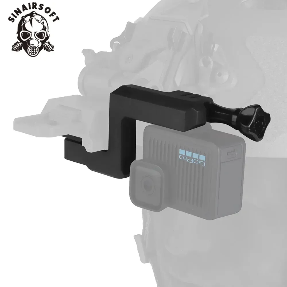 Soporte de montaje Wilcox NVG para cámara en casco táctico de airsoft - imagen 3