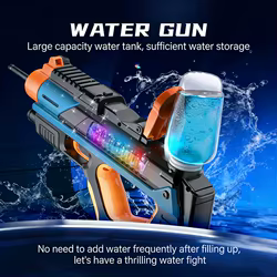 Pistola de agua automática recarga rápida para juegos de piscina