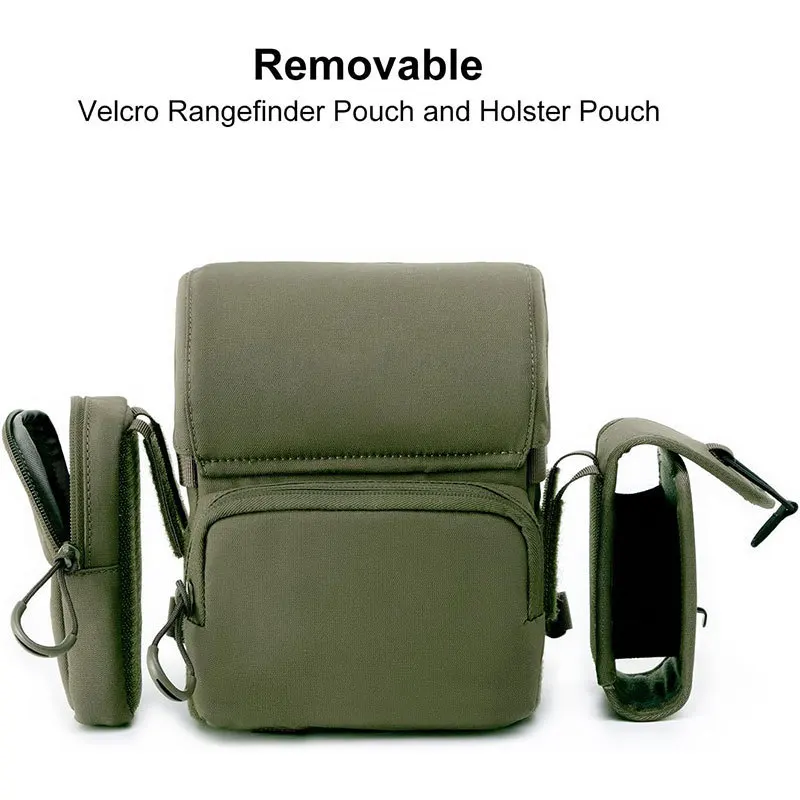 Arnés binocular táctico de pecho impermeable portátil para caza y aves
