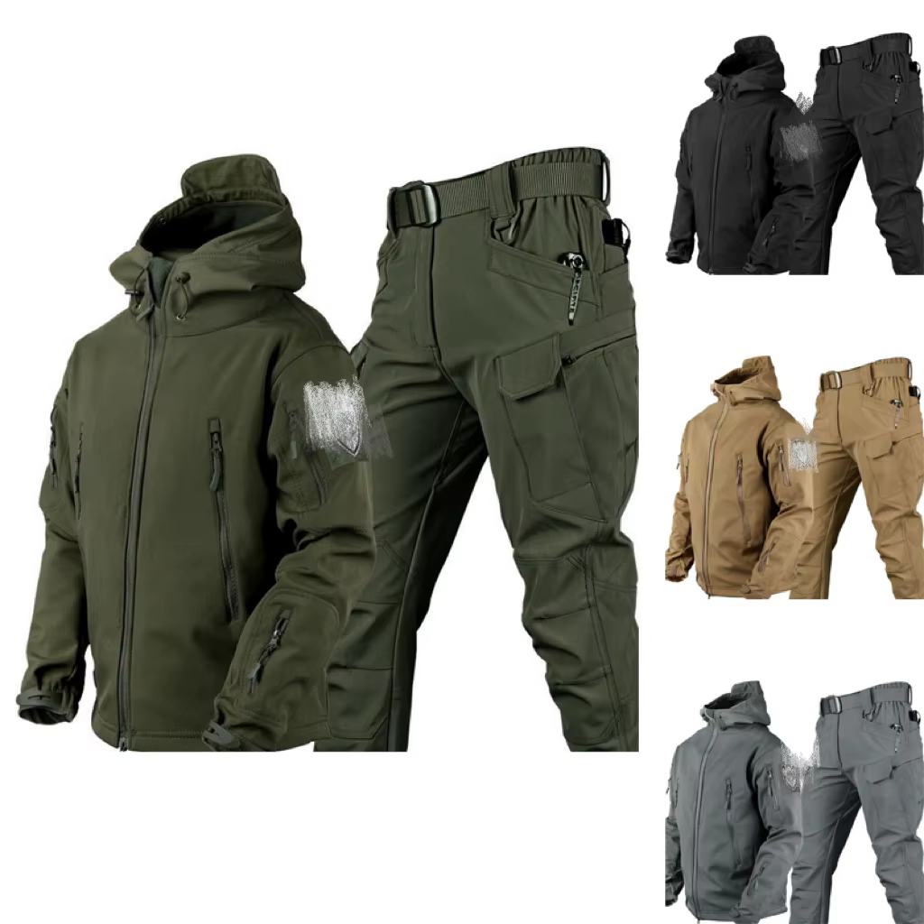 Chaqueta softshell táctica impermeable windstopper – Senderismo y exterior hombre - imagen 5