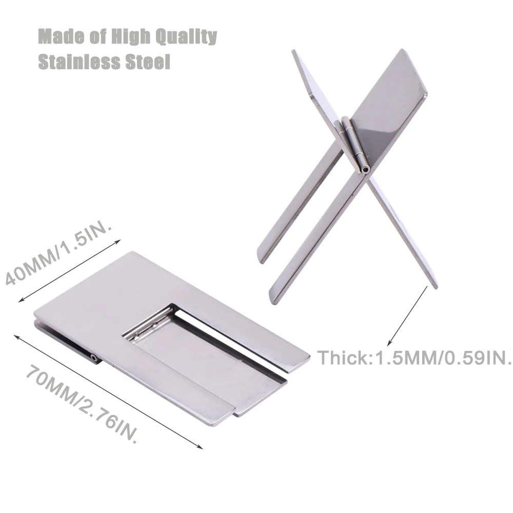 Soporte exhibidor plegable de acero inoxidable para puros - imagen 4
