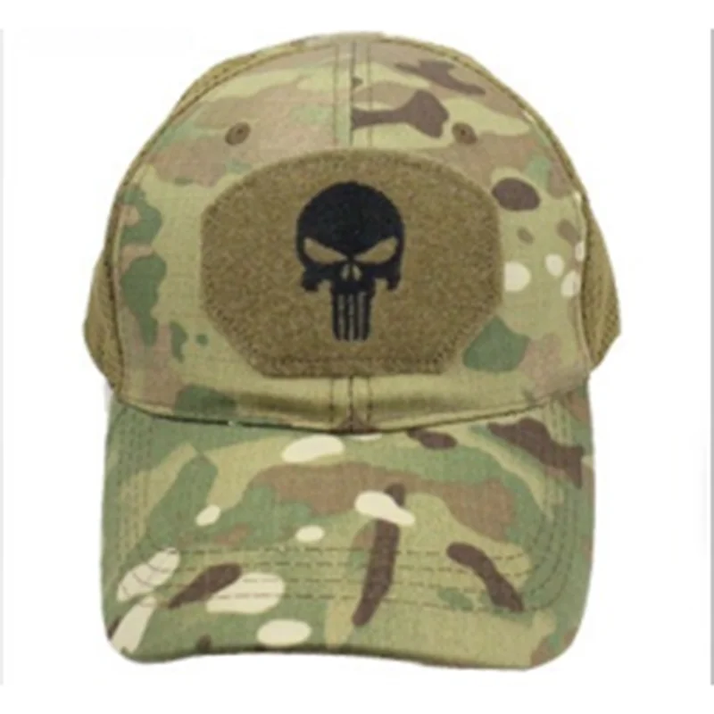 Gorra táctica Velcro calavera fuerzas especiales para aire libre - imagen 5