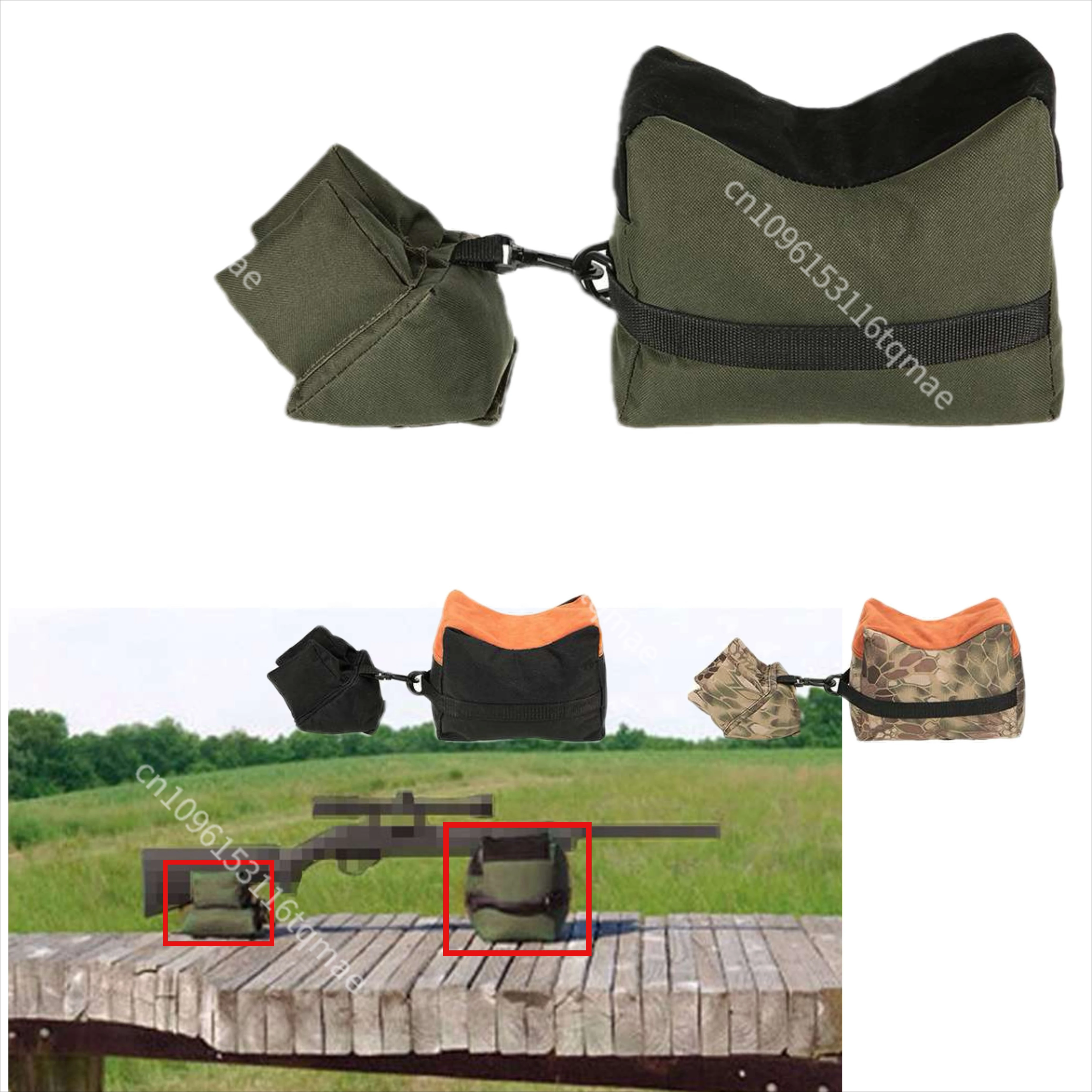 Bolsa de arena táctica para banco de tiro y soporte rifle - imagen 5