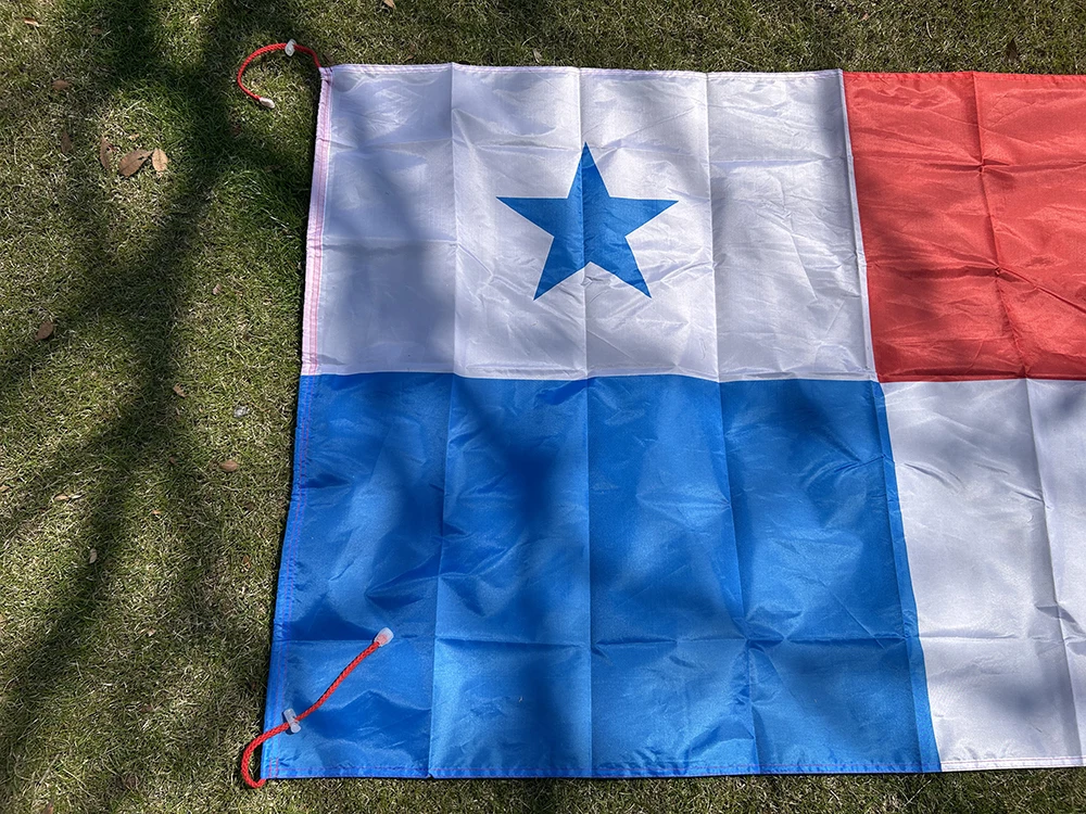 Bandera de Panamá tipo chal de poliéster para interior y exterior - imagen 2