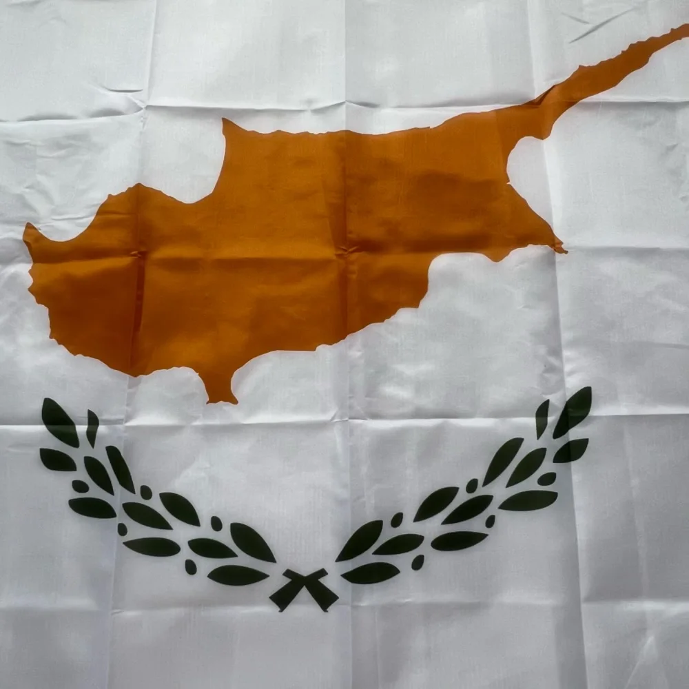 Bandera de Chipre en poliéster para colgar decoración táctica - imagen 4