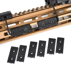 Cubierta riel M-LOK con guía de cables para linterna táctica