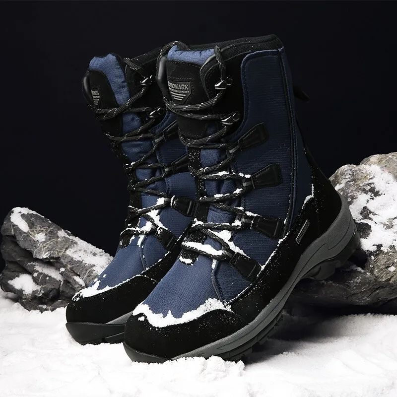 Botas de montaña mujer invierno piel térmica – Senderismo nieve - imagen 5