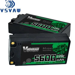 VSVAW batería LiPo HV carcasa rígida conector Deans para RC